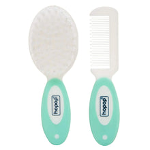 Load image into Gallery viewer, Soft Bristle Comb &amp; Brush Set For Babies
