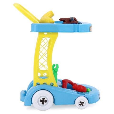 Tool Set Trolley Pretend Playset - 10 Pieces