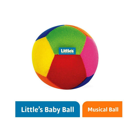 Little`s Soft Plush Ball With Rattle Sound