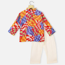 Load image into Gallery viewer, Colorful Geometric Printed Kurta With Pajama
