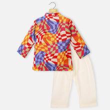 Load image into Gallery viewer, Colorful Geometric Printed Kurta With Pajama
