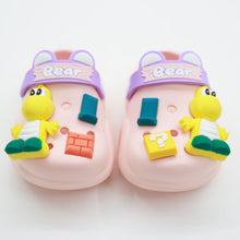 Load image into Gallery viewer, Pink Bear Theme Clogs With Charms
