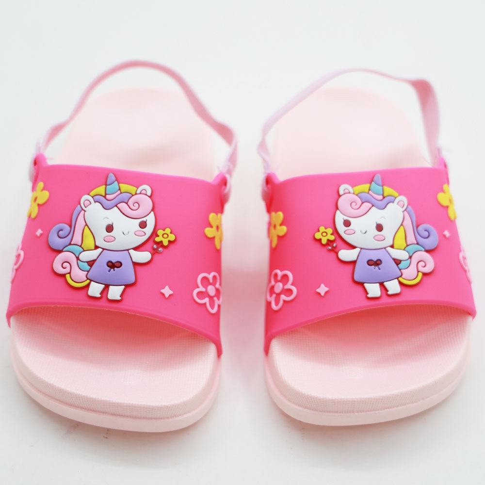 Pink & Ivory Unicorn Theme Sliders With Elasticated Strap