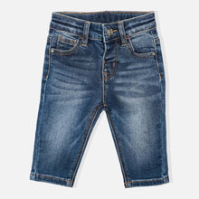 Load image into Gallery viewer, Blue Whiskered Slim Fit Jeans

