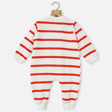 Load image into Gallery viewer, White I Love Daddy Theme Full Sleeves Romper
