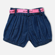 Load image into Gallery viewer, Blue Washed Denim Shorts
