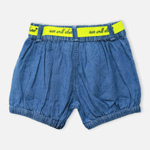 Load image into Gallery viewer, Blue Washed Denim Shorts
