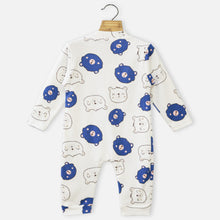 Load image into Gallery viewer, Yellow &amp; Blue Animal Theme Full Sleeves Romper
