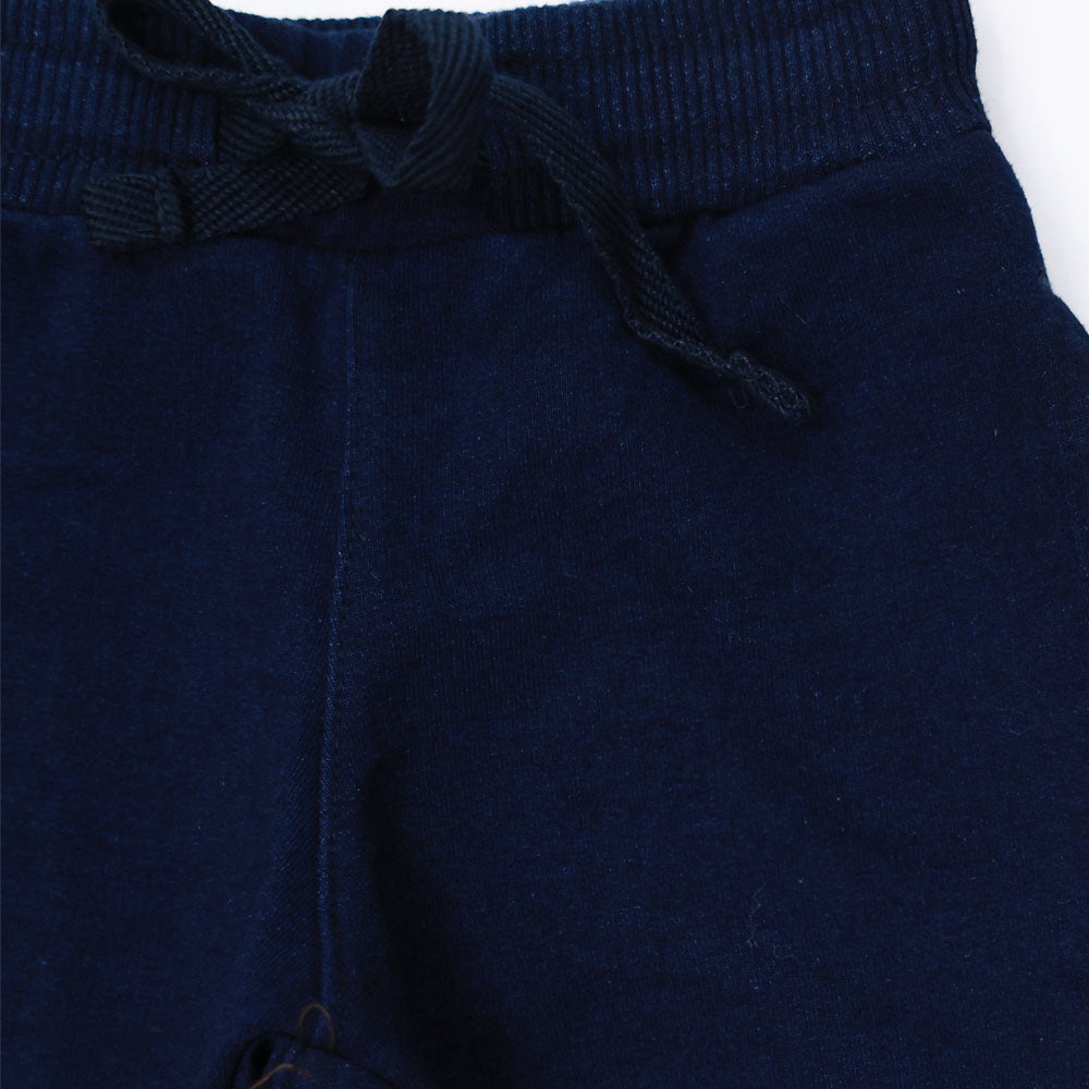 Navy Blue Elasticated Waistband Joggers