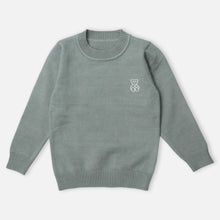 Load image into Gallery viewer, Full Sleeves Jumper- Grey &amp; Off White
