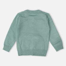 Load image into Gallery viewer, Blue &amp; Green Elephant Theme Full Sleeves Sweater
