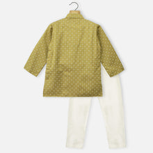 Load image into Gallery viewer, Green Full Sleeves Kurta With Pajama
