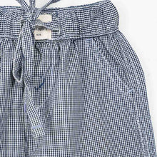 Load image into Gallery viewer, Blue Checked Printed Cotton Pants
