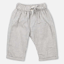 Load image into Gallery viewer, Grey Checked Elasticated Waist Pants
