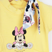 Load image into Gallery viewer, Yellow &amp; Lilac Minnie Mouse Theme Straight Fit Dress
