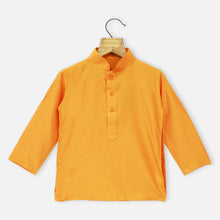 Load image into Gallery viewer, Yellow Nehru Jacket With Yellow Kurta &amp; Dhoti
