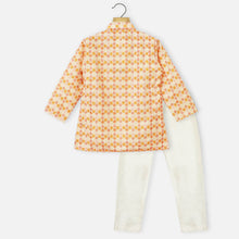 Load image into Gallery viewer, Yellow Embroidered Kurta With Pajama
