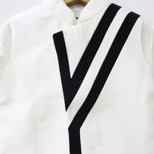 Load image into Gallery viewer, White Nehru Jacket With Kurta &amp; Pajama
