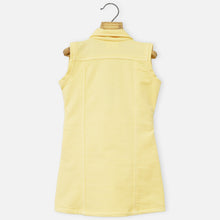 Load image into Gallery viewer, Yellow Embellished Sleeveless Dress
