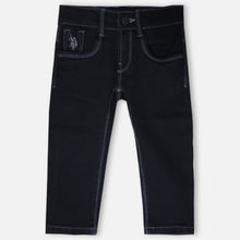 Load image into Gallery viewer, Black Fit Mid Rise Jeans
