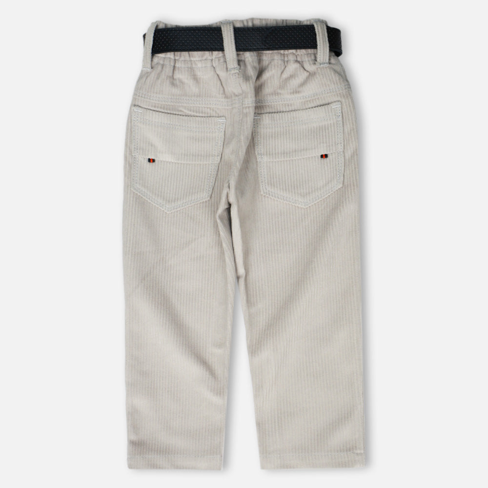 Regular Fit Corduroy Trousers- Blue, Brown, Navy Blue & Grey