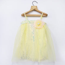 Load image into Gallery viewer, Yellow Sequins Embellished Party Dress
