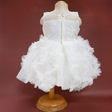 Load image into Gallery viewer, Pink &amp; White Bow Embellished Sleeveless Party Dress
