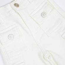 Load image into Gallery viewer, Black &amp; White Cargo Denim Pants
