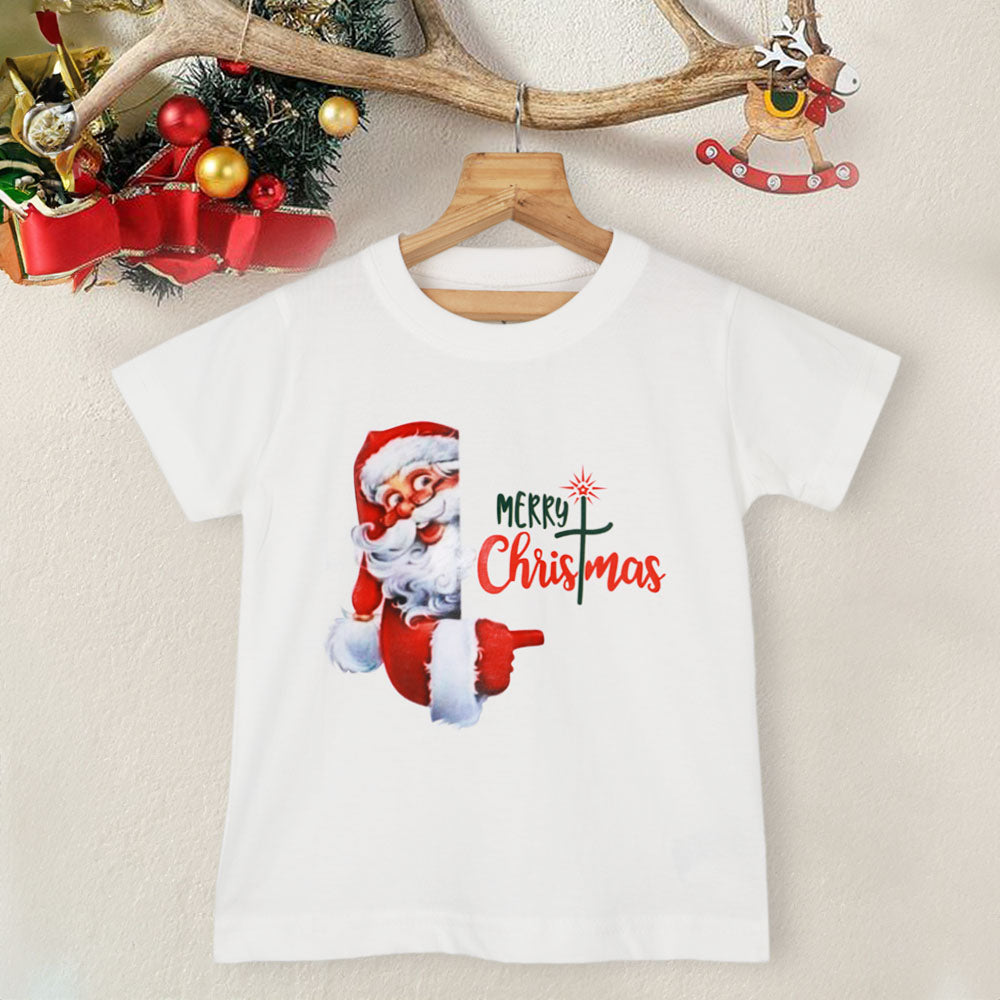 White Christmas Theme T-Shirt