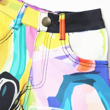 Load image into Gallery viewer, Multi Color  Abstract Printed Shorts
