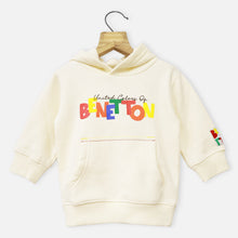 Load image into Gallery viewer, Ivory Benetton Hooded Neck Sweatshirt
