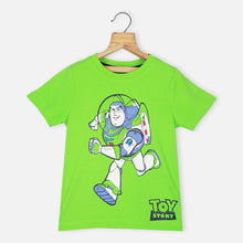 Load image into Gallery viewer, Cartoon Theme Half Sleeves T-Shirt-Green, Blue, yellow, White &amp; Red
