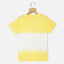 Load image into Gallery viewer, Graphic Printed Half Sleeves Cotton T-Shirt-Red, Yellow, Blue &amp; White
