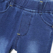 Load image into Gallery viewer, Blue Slim Fit Denim Pants
