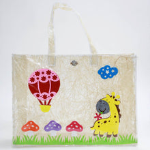 Load image into Gallery viewer, Giraffe Theme Transparent Plastic Tote Bag
