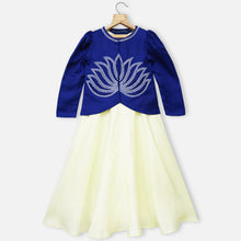 Load image into Gallery viewer, Blue Lotus Jacket With Gown
