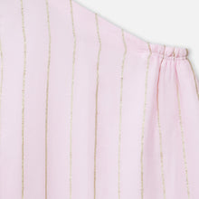 Load image into Gallery viewer, Pink Striped One Shoulder Kurta With Pant
