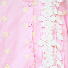 Load image into Gallery viewer, Pink Cotton Top With Pant Co-Ord Set
