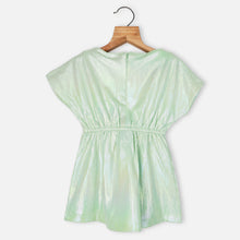 Load image into Gallery viewer, Pink &amp; Green Holographic Party Dress

