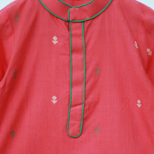 Load image into Gallery viewer, Pink Linen Kurta With Pant
