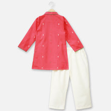 Load image into Gallery viewer, Pink Linen Kurta With Pant
