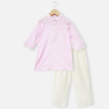 Load image into Gallery viewer, Pink Cotton Kurta With Pant
