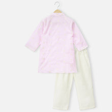 Load image into Gallery viewer, Pink Cotton Kurta With Pant
