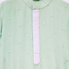 Load image into Gallery viewer, Mint Embroidered Kurta With Pant
