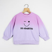 Load image into Gallery viewer, Orange &amp; Purple Embroidered Sweatshirt
