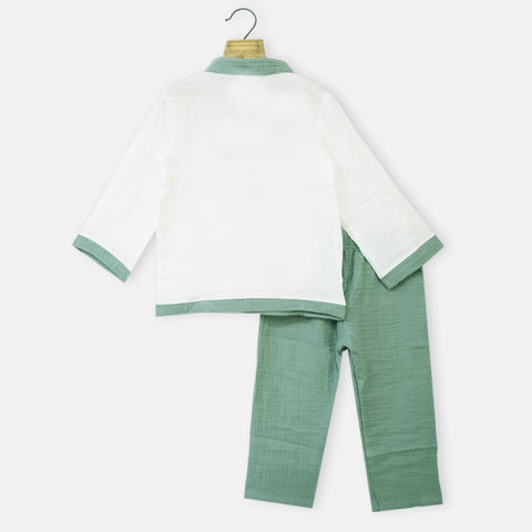 Gren Full Sleeves Muslin Night Suit