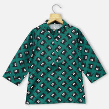 Load image into Gallery viewer, Green Batman Printed Kurta
