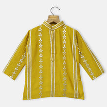 Load image into Gallery viewer, Musturd Full Sleeves Kurta With Pajama

