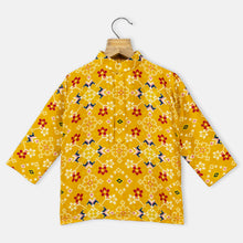 Load image into Gallery viewer, Yellow Printed Kurta With Pajama
