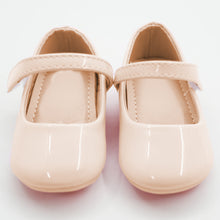 Load image into Gallery viewer, Velcro Closure Ballerina- Beige, Red &amp; Pink
